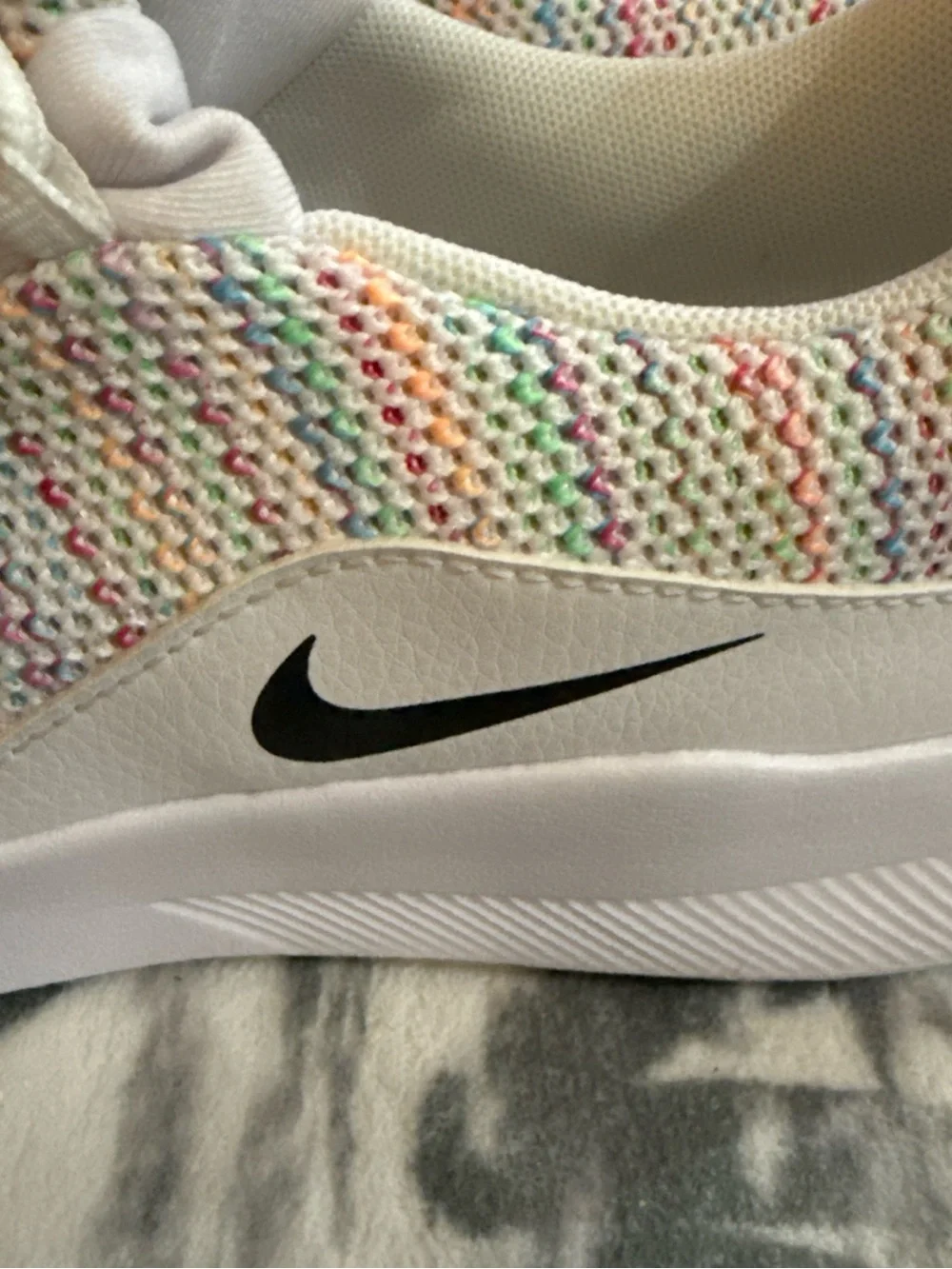 Nike Kids Multicolor Knit Sneakers with White Laces